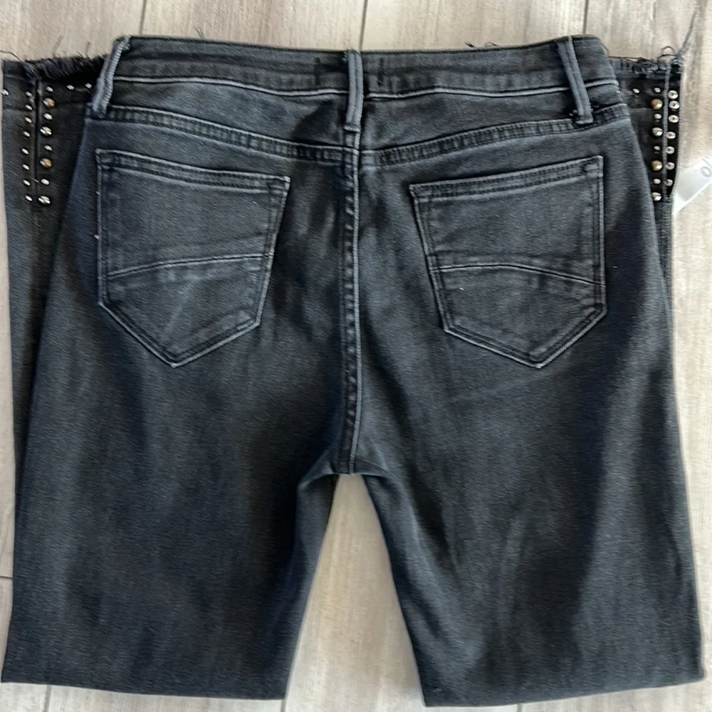 Driftwood Amelia jeans in black size 26 studded